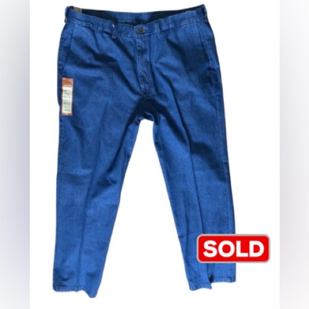 Haggar Classic Fit Denim Jeans Mens 40x34 Blue Stonewash Straight Leg Pants NWT
